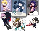 安価でデフォルメの可愛いイラストなんでも描きます 似顔絵やあなたのキャラクター、挿絵など様々な用途に使える イメージ1