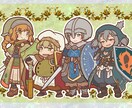 TRPG等に！キャラデザイン、立ち絵作成致します ゆるかわいいキャラクター描きます(。･ω･*) イメージ3