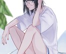 綺麗なイラストを描きます 乙女ゲーム系の男の子や女の子のイラストを描きます！ イメージ6