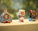オリジナルデザインをキーホルダーにします デザイン画を元にデータ作成、3Dプリントいたします。 イメージ3