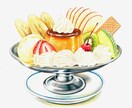 おもわず食べたくなる食べ物イラスト描きます メニューや販促物、インテリアにも！おいしそうに描きます♪ イメージ1