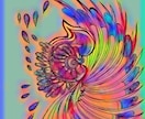 エナジーアートと「今」必要なメッセージ贈ります イメージイラスト付き！アカシック＆オラクルカードリーディング イメージ2