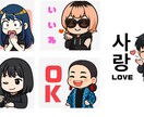 あなたオリジナルのLINEスタンプ作成します 有名インフルエンサーへの提供及び、商標化実績も。 イメージ1