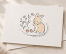 お店らしさが伝わる温かな手描きロゴを制作します 動物・人物・植物をモチーフに｜お店・ブランドの想いを形に イメージ3