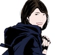 一枚の人物写真からアメコミ風の似顔絵描きます シンプルで使いやすいイラストが欲しい方へ イメージ1