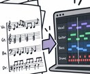 楽譜からMIDIデータを作成します 五線譜・バンドスコアなどをMIDIデータにします！ イメージ1