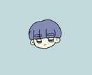 SNS用アイコン用の似顔絵・キャラ絵を描きます シンプルで目につきやすいポップな絵を描かせていただきます♪ イメージ2