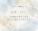 YESかNOで迷いを断ちます シンプルに状況を読み解きお伝えします イメージ6