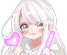 推し活している女の子を制作します SNS用イラスト・アイコン作成 イメージ4