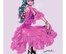 魅力たっぷり思わず目を惹くイラスト作成いたします 強めでセクシーな女の子を得意とします イメージ3