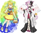 格安！ポップで愛らしい女の子描きます 鮮やかで可愛いイラストをご希望の方に思い描く形で提供します イメージ5