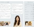 三つ折りパンフレットのデザインをします 高級感のあるデザイン、かわいいデザイン、お任せ下さい。 イメージ5