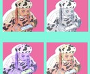 お洒落でPOPな似顔絵描きます SNSアイコンやプレゼントに最適♪ウェルカムボードにも♪ イメージ2