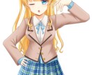 女の子のイラスト描きます アイコンやTRPGの立ち絵に使用可能なイラストを描きます！ イメージ2