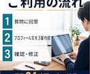 あなたの魅力が伝わるプロフィール文を作成します 質問に答えるだけで自然な自己紹介文が完成します イメージ3