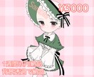 可愛いゴスロリ風SD量産イラスト描きます 高クオリティですごく可愛いイラスト イメージ1