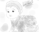 期間限定価格✧︎ゆるふわ似顔絵描いてます 記念日や行事に♡ほんわか似顔絵＆おしゃれ線画を限定価格で⭐︎ イメージ8
