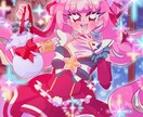 ポップな色合いでかわいい女の子のイラストを描きます 商用利用料込み、お急ぎの対応もご相談ください！ イメージ2