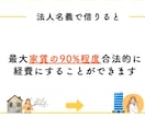 家賃を9割経費にする方法を教えます 【法人限定】家賃を9割経費にする合法節税「社宅規程」の導入法 イメージ2