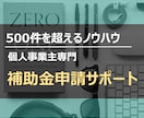 補助金【低感染リスク型】 提出書類作成します 【小規模事業者持続化補助金】【個人事業主の申請に特化】 イメージ1