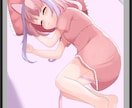 可愛い女の子の一枚絵描きます 寒色系に特化した色使いが得意で、幼めなのが特徴です イメージ3