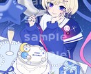 歌ってみた、サムネ、一枚絵等のイラスト描きます 商用無料！動画/配信/アイコン/グッズ/立ち絵 イメージ2