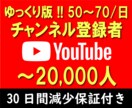YouTube登録者ゆッくり100人増やします 実在する登録者でゆっくり増加 安心の30日間減少保証付き イメージ1