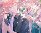 暖かく透明感のあるイラスト作成します 歌ってみた・MV用、配信の待機画面や、グッズ用のイラストなど イメージ1