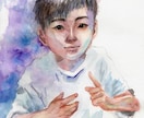 水彩人物画・似顔絵　描きます あなたとあなたの大切な人を描きます☆ イメージ1