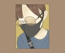 人物写真をイラスト化します アイコンでも使える人物写真を柔らかくイラスト化します イメージ7