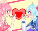 可愛いアイコンやイラスト描きます キラキラで透明感のある可愛い女の子が得意です！ イメージ5