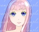 アニメタッチのSNSのアイコン制作します 可愛いSNSアイコン！オリジナルキャラで個性的に！ イメージ1