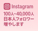 インスタグラムの日本人フォロワーを増やします インスタ日本人フォロワー100人以上増加 イメージ1