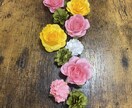 三つ編みに刺すだけの簡単花ピンお作りします 完成品はもちろんオーダーメイドも受付中 イメージ1