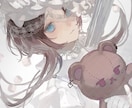繊細で綺麗なイラストを制作します 一枚絵を必要とされる方にオリジナルのイラストをお届けします イメージ2