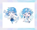 ポップで可愛い、グッズ映えなミニキャラ描きます ミニキャラを制作します！表情、ポーズ差分なども追加できます イメージ5