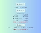 ＰＯＰ(＋販促ツール一式)｜テンプレ制作します お得なセットプラン有｜店舗ブランディング・開業準備｜業種不問 イメージ4