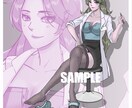 立ち絵などのイラスト描かせていただきます TRPG、ヘッダー、小説の表紙など様々な用途に イメージ4