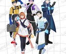 多様なスタイルのイラストを制作します TRPGの立ち絵やMVの一枚絵など イメージ3
