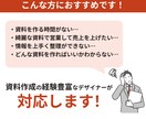 相手に伝わる営業資料を作ります 資料作成の経験豊富なデザイナーが作成します！ イメージ2