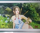 ペットの画像お気に入りの画像から絵画を描きます アクリル絵の具を使いA4サイズのキャンパスで描きます イメージ6