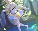 色鮮やかで可愛らしいキャラクターイラスト描きます 【最短３日】配信活動・フラスタ・広告等に イメージ5