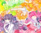 絵の具でアイコンなどを描きます アナログならではの温かさと鮮やかさを。 イメージ5