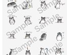 あなたの大切なペットのスタンプor絵文字作ります あなたのペットオリジナルのイラストをLINEで毎日使える♪ イメージ6