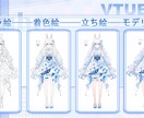 プロが企業Vtuber並Live2D制作します 高品質で短納期、修正無制限、実績多数！全工程対応！ イメージ2