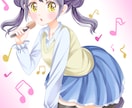 少女漫画風のかわいい女の子のイラストを描きます かわいいイラストを、プレゼントや鑑賞にいかがですか？ イメージ2