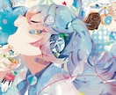 歌ってみた、動画イラスト描きます お急ぎ便7日〜納期あります!絵柄寄せも可能です◎ イメージ5