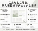 あなたの商品・サービスを購入者目線で分析します 初見の「第一印象」と「気になる点」を率直にお伝えします イメージ2