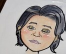 似顔絵描きます 値段で察してもらえたらと思うのですが似顔絵デビューしました♡ イメージ2
