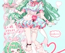 ポップでかわいい女の子かきます 立ち絵、歌コレ動画イラスト、Live2dイラスト実績あり イメージ2